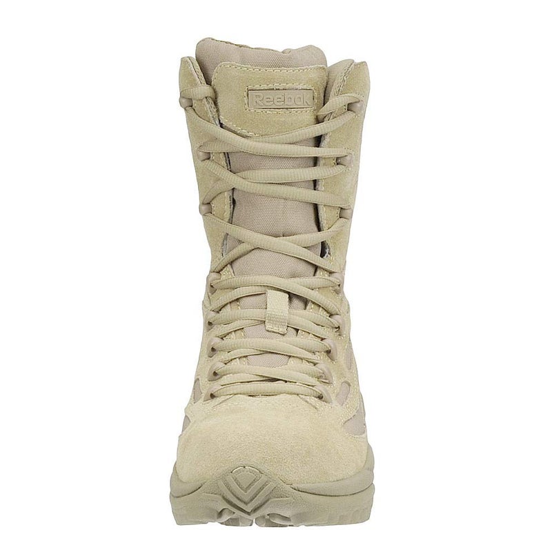 Reebok mens Rapid Response Rb Safety Toe 8" Stealth With Side Zipper Military & Tactical Boot, Desert Tan, 10.5 Wide US - Image 5