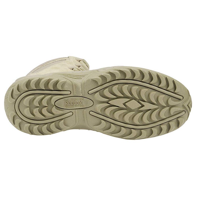 Reebok mens Rapid Response Rb Safety Toe 8" Stealth With Side Zipper Military & Tactical Boot, Desert Tan, 10.5 Wide US - Image 2