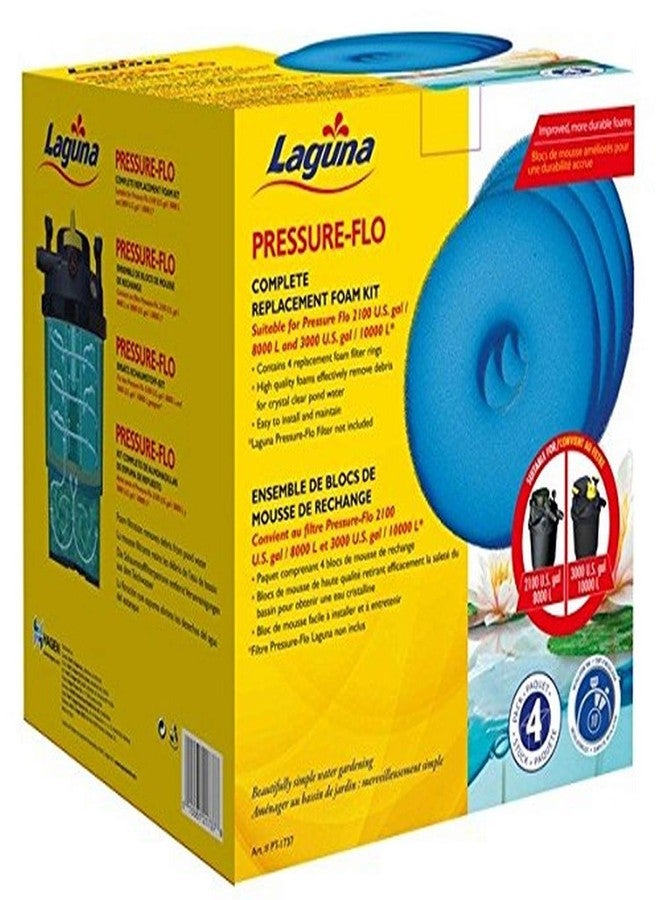Laguna Pressure Flo Foam, 4 Pack - 27 cm. Replacement Pond Filter Media
