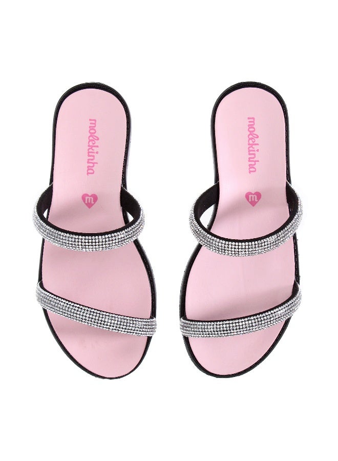 MOLEKINHA Slip-On Sandals for Girls – Comfortable Casual Sandals for Kids | Easy Wear Summer Shoes | Lightweight Footwear for Daily Wear, School, Travel & Outdoor Fun | Stylish Open-Toe Design - Image 2