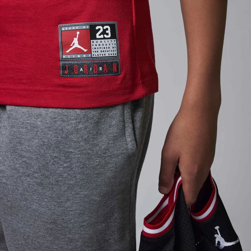 Jordan Red Kids' Big T-Shirt  | Best Price UAE