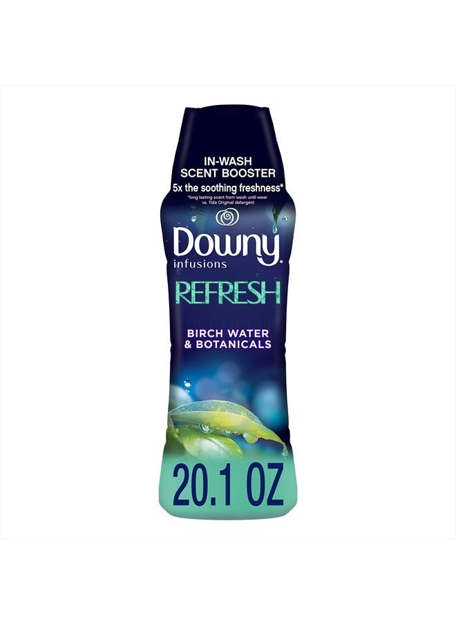 Downy Infusions Laundry Scent Booster Beads for Washer, Refresh, Birch Water & Botanicals, 20.1 oz  - Image 1