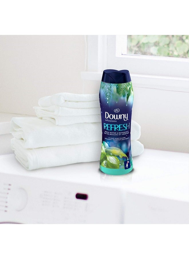 Downy - Infusions Laundry Scent Booster Beads for Washer, Refresh, Birch Water & Botanicals, 20.1 oz - Image 1