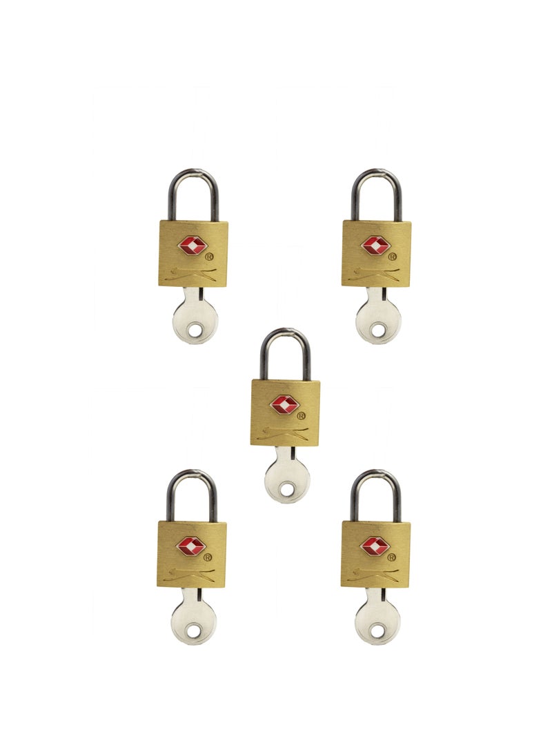 Slazenger Security Lock Brass Pad 5 Pack lock Set, GOLD - pzsku/Z4F9B0AF5DD8239FD3A3EZ/45/_/1692814144/aeb612e8-f94f-4ea5-ae09-9ca146916104