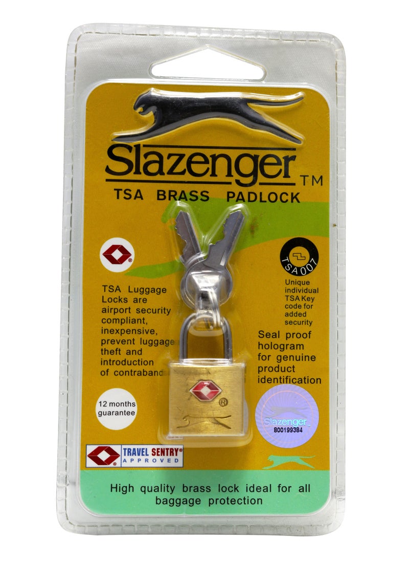 Slazenger Security Lock Brass Pad 5 Pack lock Set, GOLD - pzsku/Z4F9B0AF5DD8239FD3A3EZ/45/_/1692814146/12467b6e-88a9-47b5-a178-bc4048c73d2d