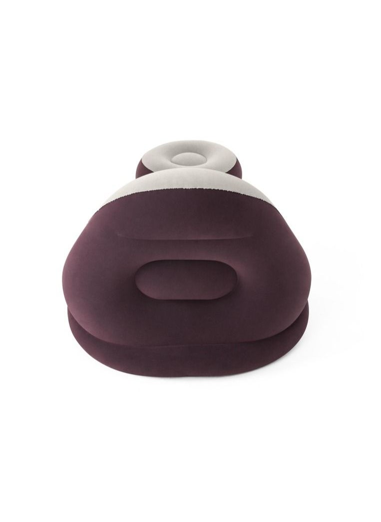 INFLATABLE LAZY SOFA LOUNGER ARMCHAIR WITH FOOTREST