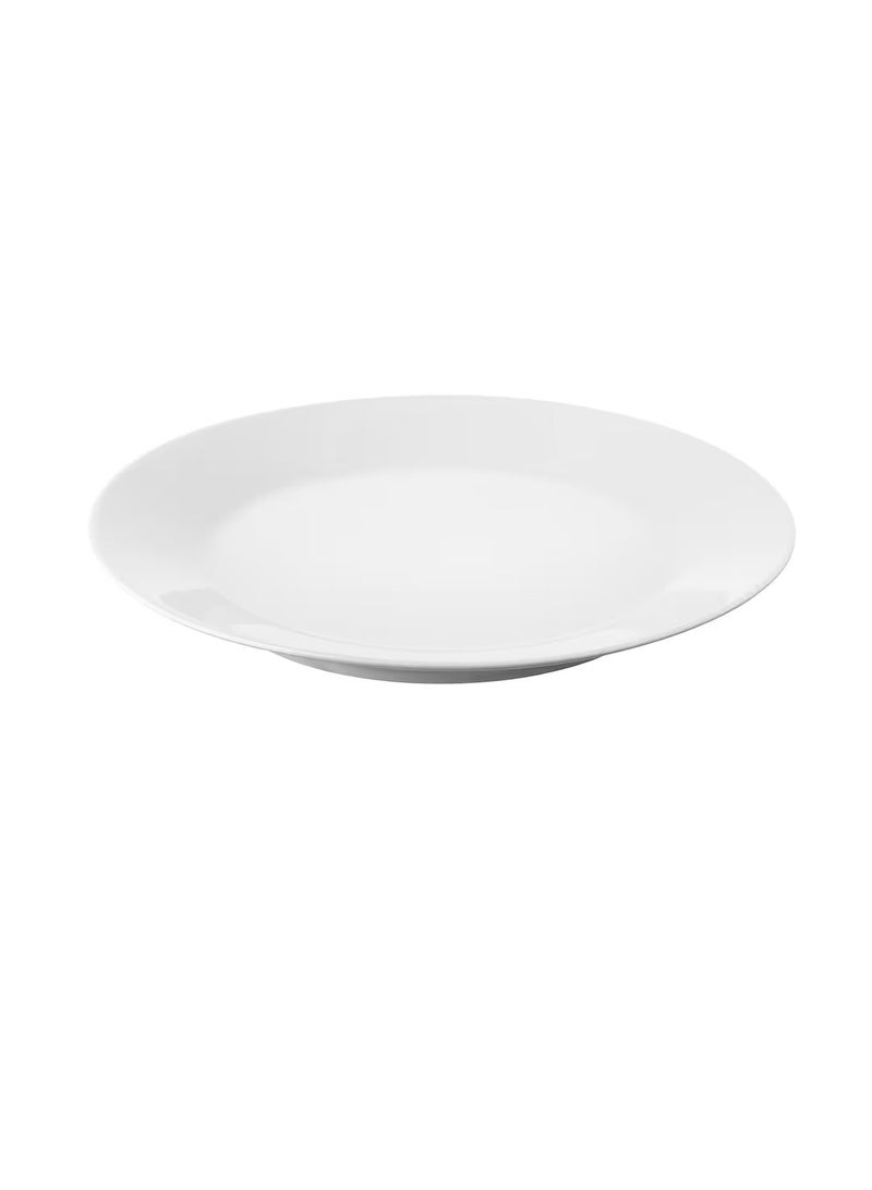 طبق أبيض 20 سم - Image 3