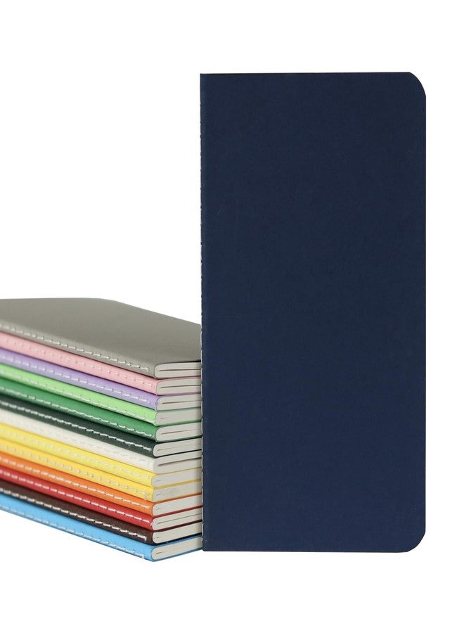INNAXA Multicolour Pocket Notebooks | 14 Pack Small Pocket Size Notebooks | Writing | Drawing | Notes | 3.5”x5.5” | 64 Plain Pages 32 Sheets - Image 1