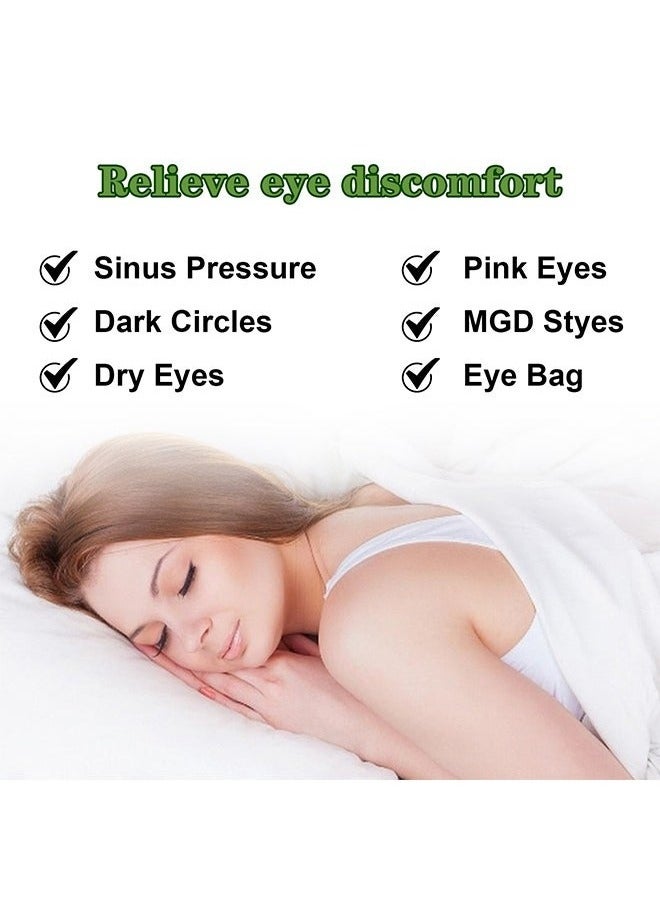 EELHOE Herbal Steam Eye Masks -for Dark Circles and Puffiness Disposable Soothing Headache Relief Dry Eyes, Stress Relief Relief Eye Fatigue Steam Eye Mask 5 Pcs - Image 4
