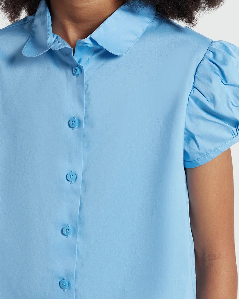 Ovs Placid Blue Shirt For Girls – Summer Edit