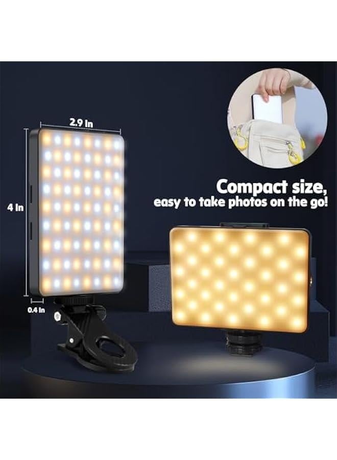 general Rechargeable iPhone Selfie Light with Front  Back Clip, Three Light Modes Portable LED Selfie Light, Selfie Light for iPhone, Cell Phone, iPad, Laptop, TiKTok, Volg, Makeup, Video Conferencing - Image 4