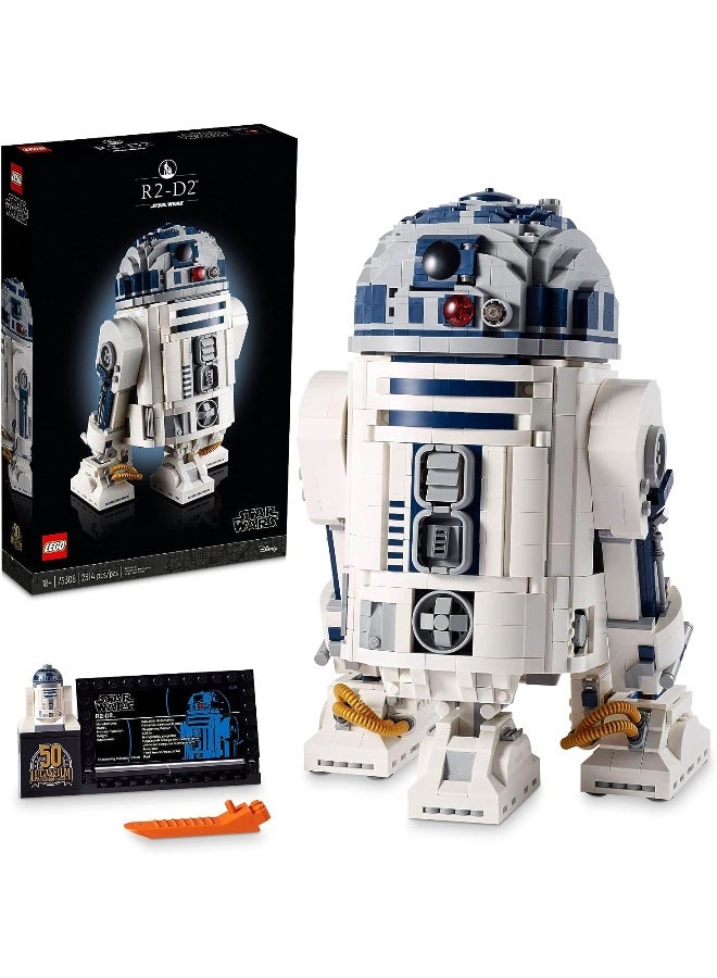 LEGO Star Wars: R2-D2 75308 Building Model and Collectible Minifigure (2,314 Pieces) - Image 2
