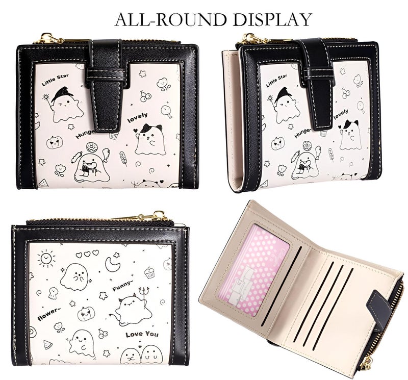 Multi -use ladies portfolio - a distinctive ladies wallet with elegant design, perfect for those looking for an elegant accessory to carry cards and cash in a safe and modern way. (option 4) - Image 4