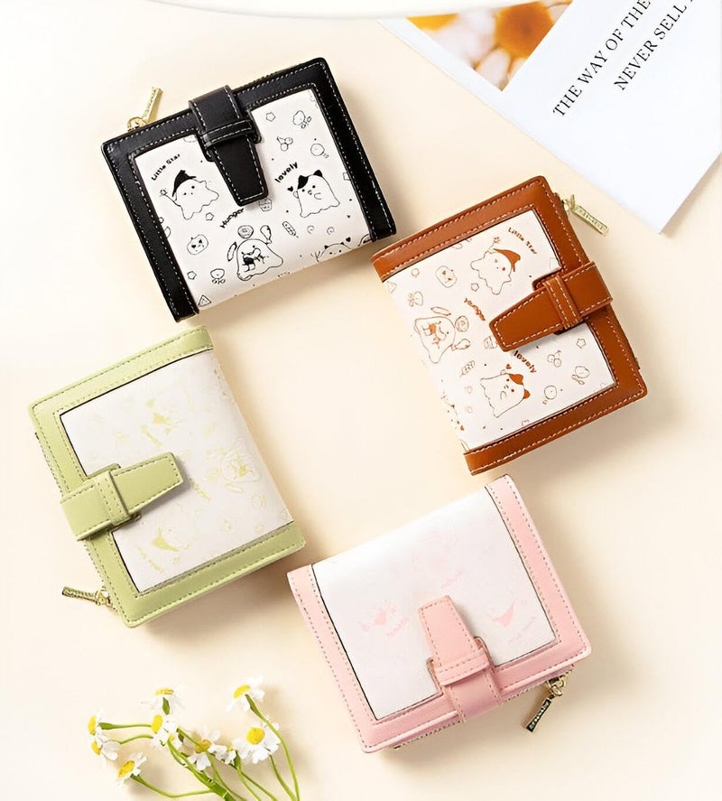 Multi -use ladies portfolio - a distinctive ladies wallet with elegant design, perfect for those looking for an elegant accessory to carry cards and cash in a safe and modern way. (option 4) - Image 3