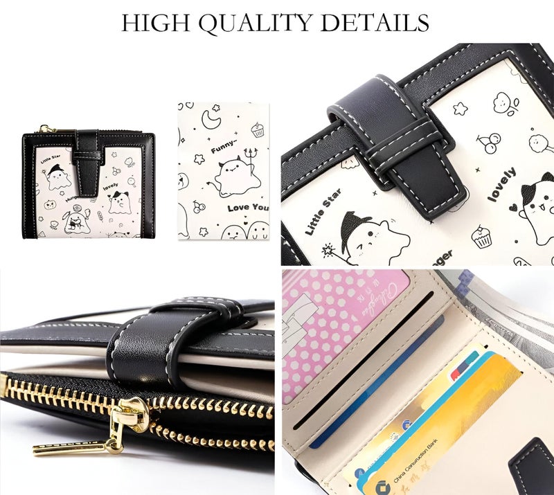 Multi -use ladies portfolio - a distinctive ladies wallet with elegant design, perfect for those looking for an elegant accessory to carry cards and cash in a safe and modern way. (option 4) - Image 5