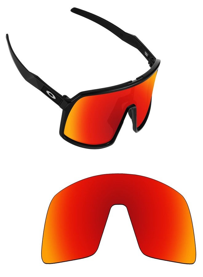 Alphax Fire Red Polarized Replacement Lenses for Oakley Sutro S OO9462 - Image 1