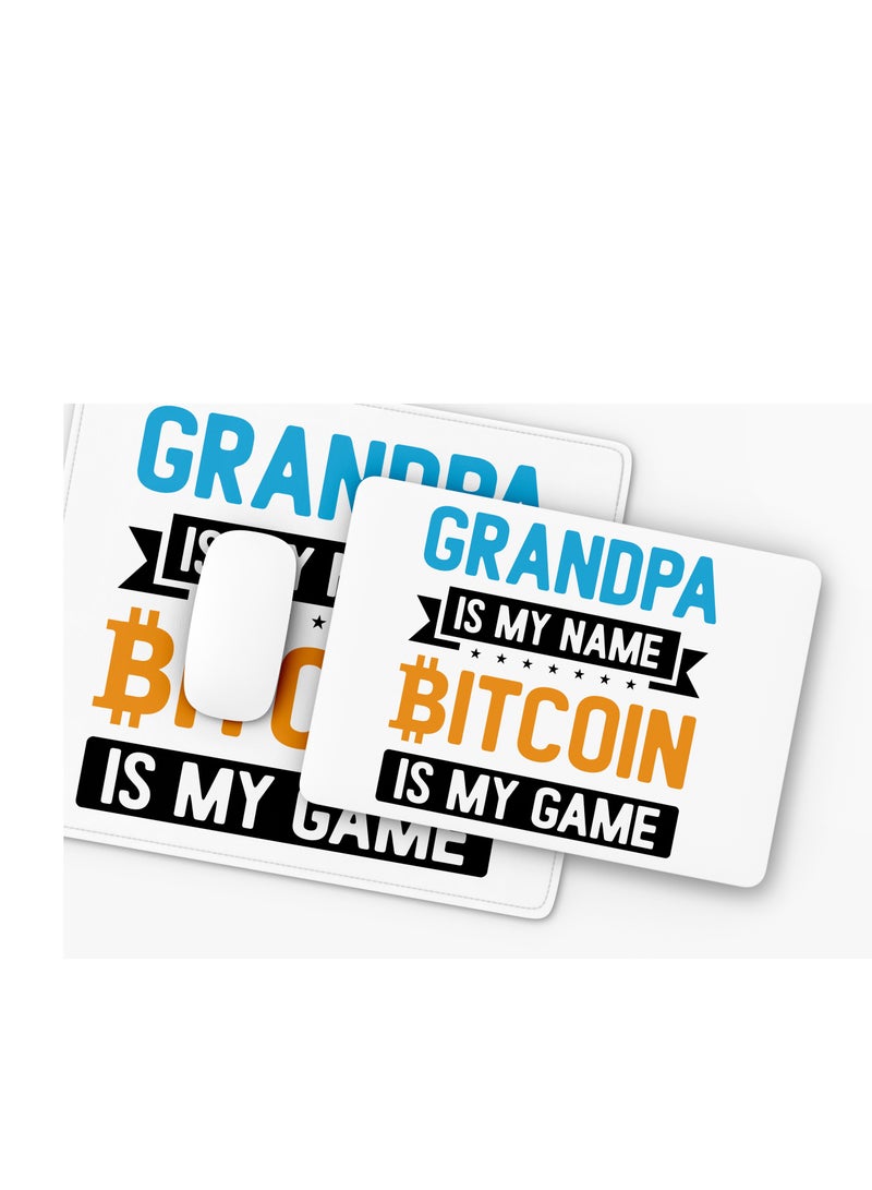 PRINTSHOP4ME Bitcoin Mouse pad for Crypto Currency Bitcoin lovers and Bitcoin traders (Design 10) - Image 3