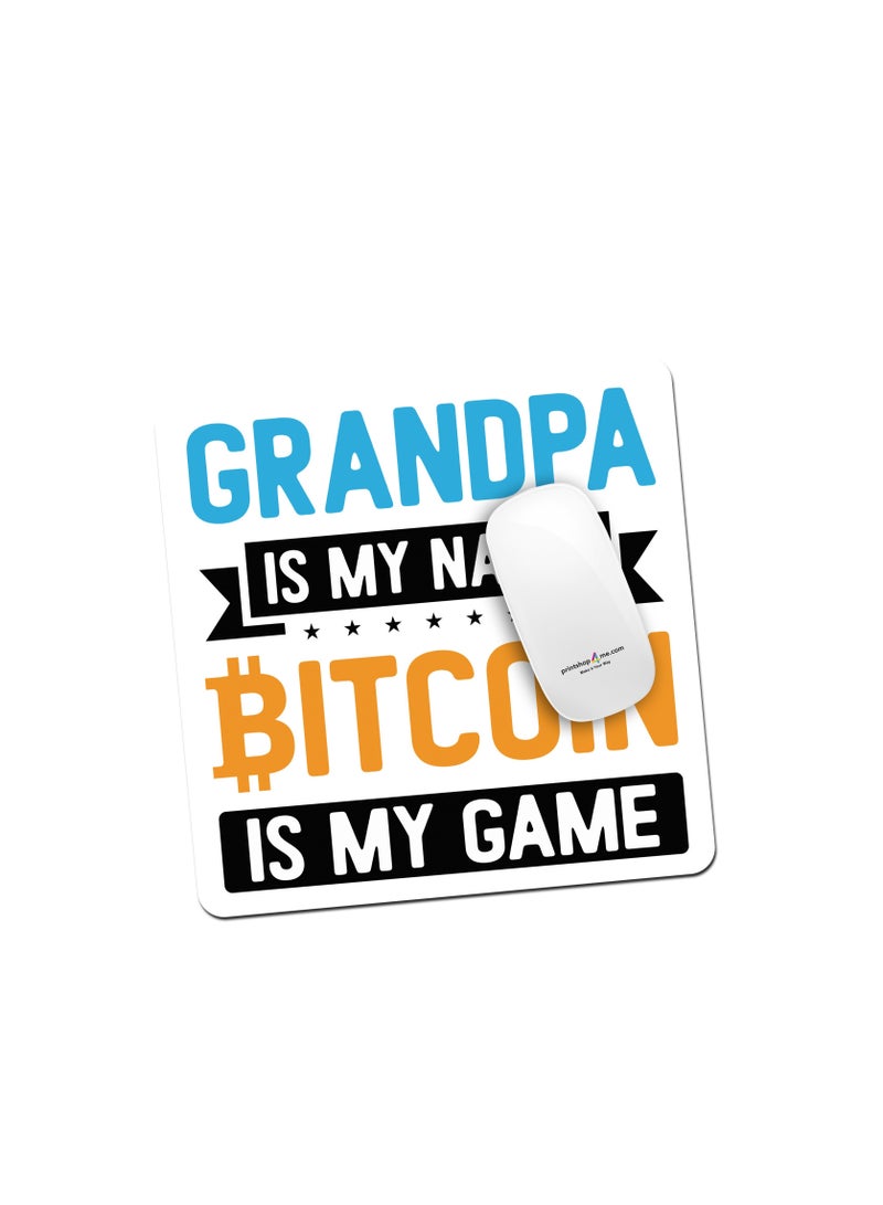 PRINTSHOP4ME Bitcoin Mouse pad for Crypto Currency Bitcoin lovers and Bitcoin traders (Design 10) - Image 5