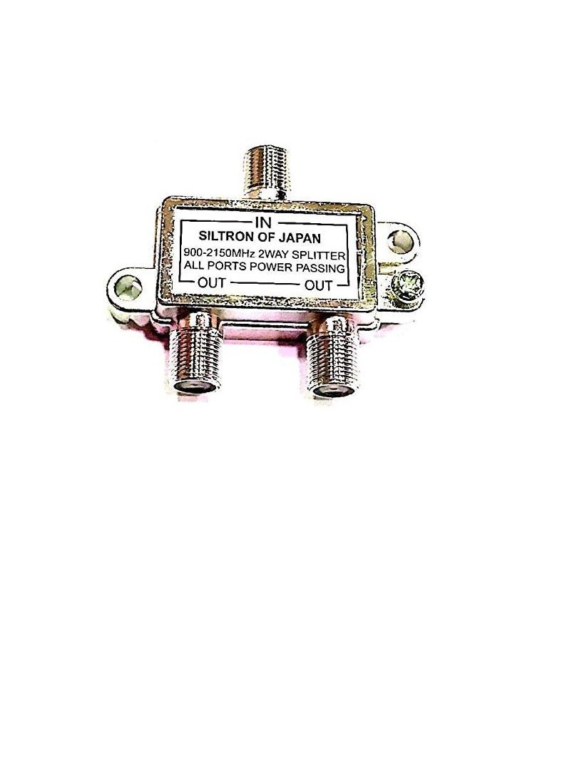 SILTRON 2 Way Indoor TV Aerial F Splitter  - Image 3