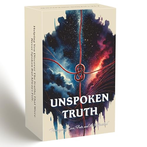 DPEHAKMK Unspoken Truth Oracle Deck Oracle Cards for Beginners 54 Card Deck Love Relationship and Shadow Work Oracle Cards for Love Breakups Inner Healing Emotional Clarity - Image 1