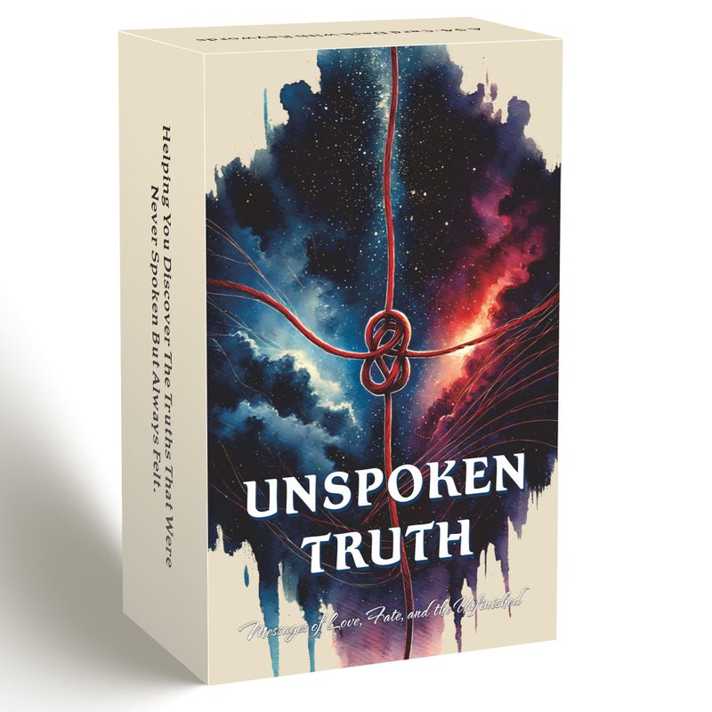 DPEHAKMK Unspoken Truth Oracle Deck Oracle Cards for Beginners 54 Card Deck Love Relationship and Shadow Work Oracle Cards for Love Breakups Inner Healing Emotional Clarity - Image 3
