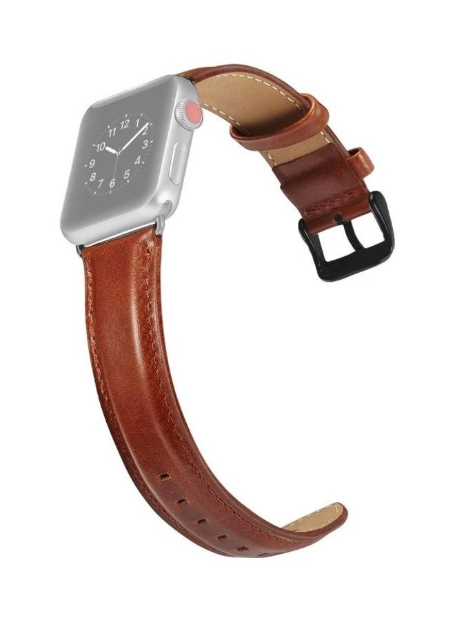 نيبمينينت سوار بديل لساعة يد أبل سيريس 7 مقاس 41 مم/6 وSE و5 و4 40 مم/3 و2 و1 38 مم بني - Image 4