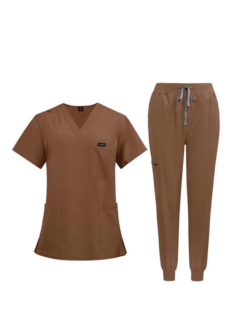 New elastic quick drying medical work clothes for dental doctors and nurses ﻿ - Image 1