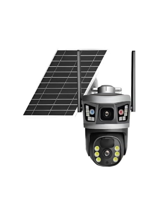 TOBI HD Intelligent Solar Energy Alert PTZ Camera Easy Installation 8MP Ultra HD Smart Solar CCTV Camera with PTZ Control & 5G WiFi Network - Image 1