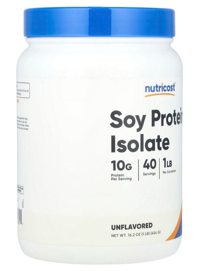 Nutricost Soy Protein Isolate Unflavored 1 lb (454 g) - Image 2