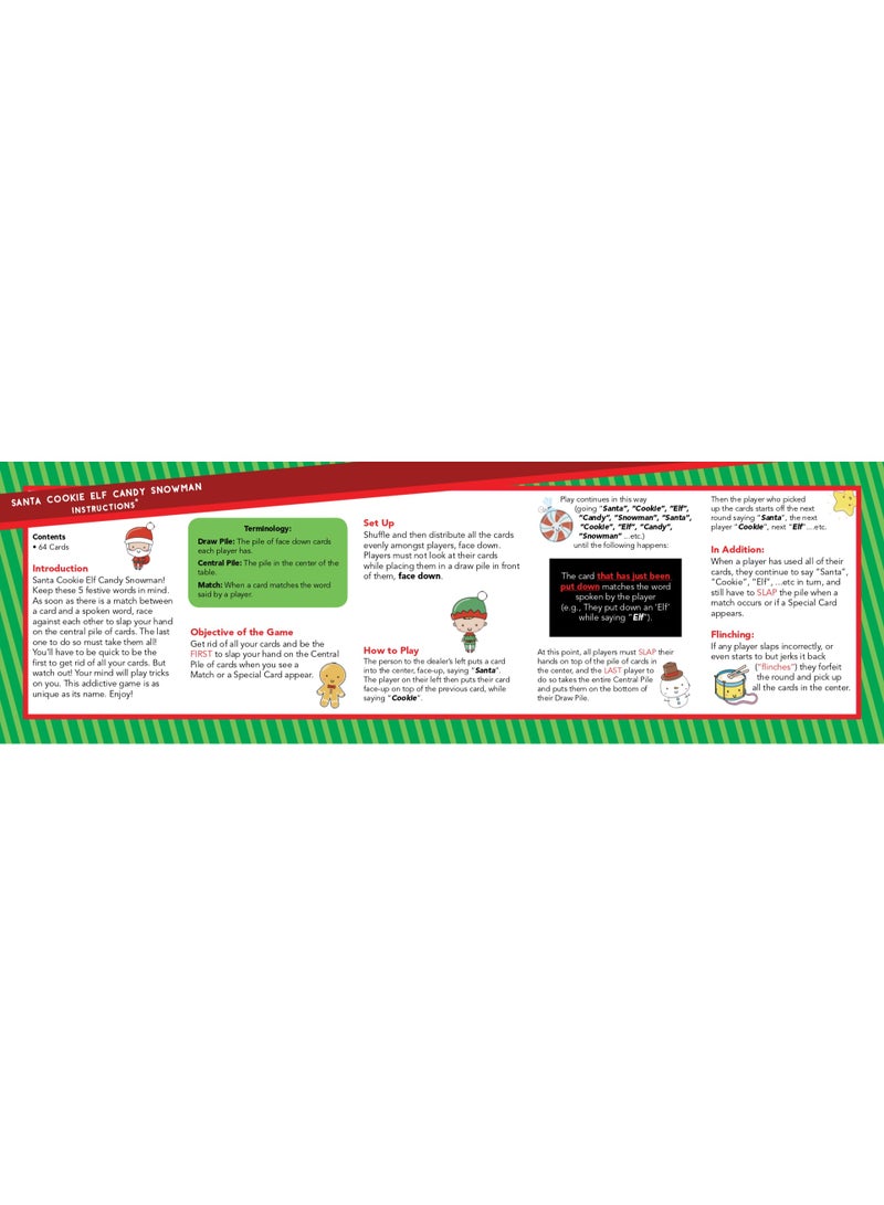 Dolphin Hat Games Santa Cookie Elf Candy Snowman Card Game - Image 3