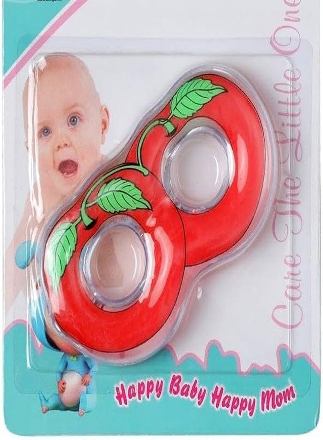 KALRA MAGIC BPA-Free Baby Teether for 6–12 Months | Cooling Water-Filled Soft Teething Toy with Carry Case | Easy Grip, Non-Toxic & Travel-Friendly Infant Teething Ring (Red-Tamatar) - Image 2