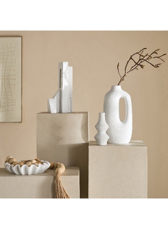 Home Box طاولة درج بيضاء من بولي ريزين - Image 4