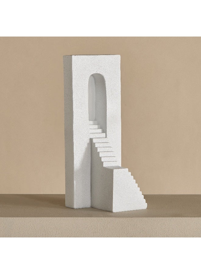 Home Box طاولة درج بيضاء من بولي ريزين - Image 1