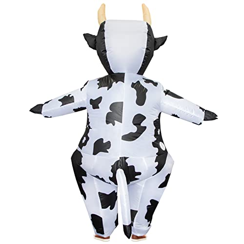 Stegosaurus Inflatable Cow Costume Kids Halloween Blow Up Costumes for Kid Funny Cow Suit for Boys Girls Cosplay Party - Image 5