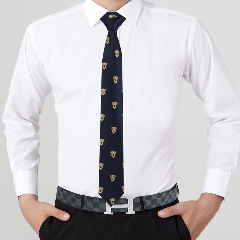 AUSCUFFLINKS Animal Ties | Woven Skinny Neckties | Groomsmen Wedding Ties | Work Ties for Him - Image 4