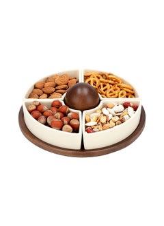 Dallaty 5 Pieces Nuts Plate Set Multicolor ‎30.5 x 30.5 x 6 cm  - Image 4