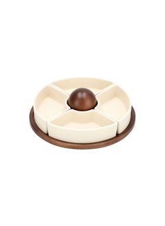 Dallaty 5 Pieces Nuts Plate Set Multicolor ‎30.5 x 30.5 x 6 cm  - Image 2