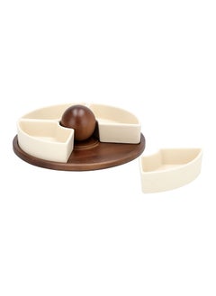 Dallaty 5 Pieces Nuts Plate Set Multicolor ‎30.5 x 30.5 x 6 cm  - Image 5