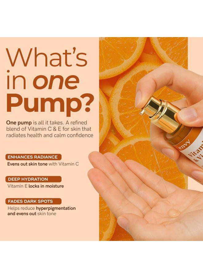 Envy Vitamin C Serum with Vitamin E & Glycerin - Skin, Dark Spot Reduction & Anti-Aging, Dermatologist Tested, Hydrating Glass Skin Serum - Cruelty-Free for All Skin Types - 1.69 Oz - Image 5