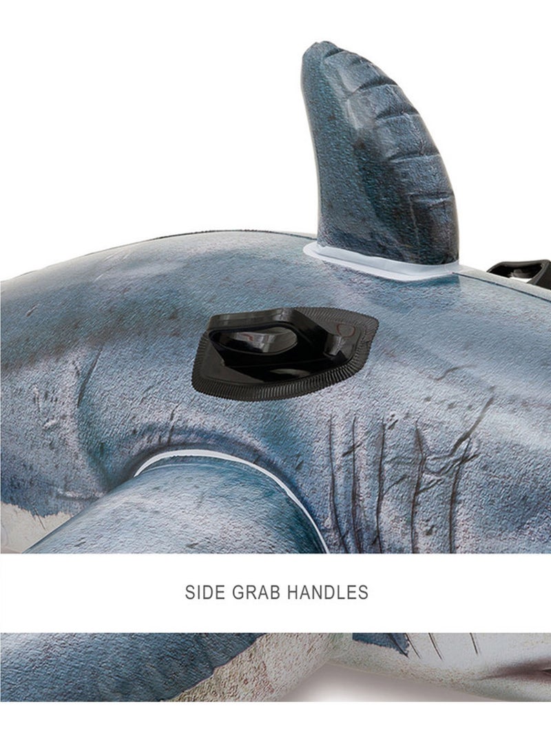 INTEX Inflatable Pool Float - Great White Shark Ride-On, 68" X 42" - Image 3