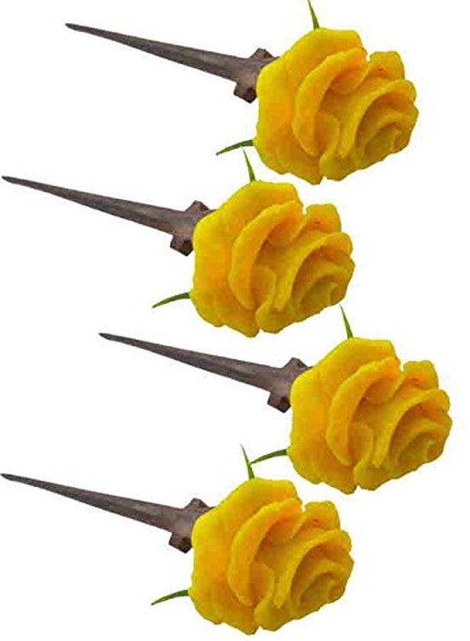 Unique Indian Crafts Unique indian craft judda pin /Handmade Brown Wooden Juda Pin with Wooden/ Juda Pin Set For women girls hair accessories/for women /girls by unique indian craft - Image 1