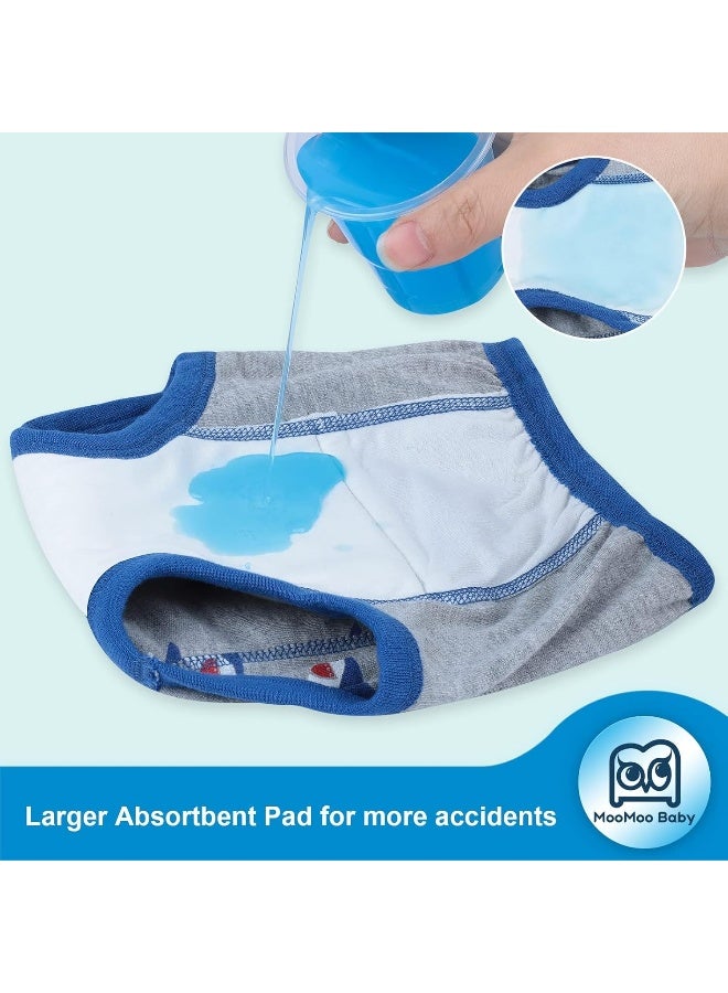 MooMoo Baby Training Pants 7 Packs Toddler Potty Training Underwear for Boys and Girls 2T-5T - Image 3
