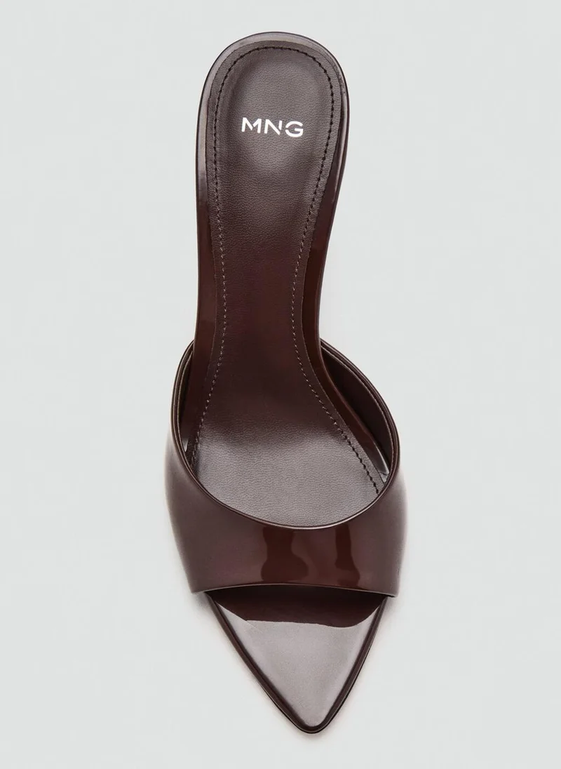 Mango  Patent Leather High-Heeled Sandals for Women | Best Price UAE