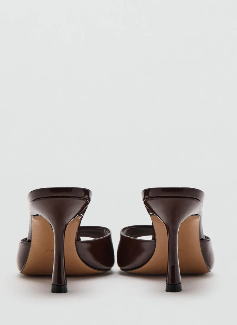Mango  Patent Leather High-Heeled Sandals for Women | Best Price UAE