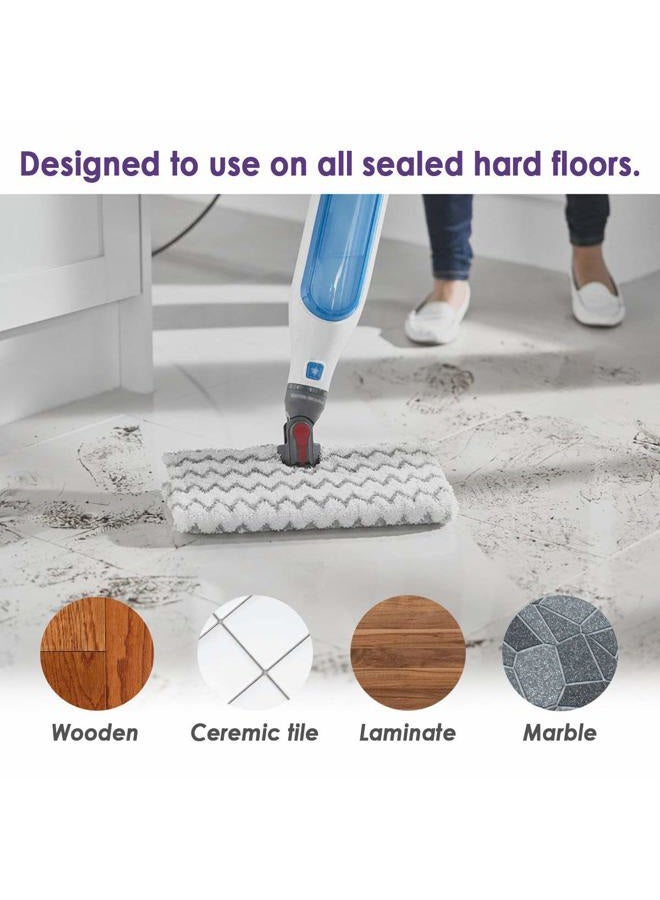 F Flammi 4 Pack Shark Genius Lift-Away Pro Steam Mop Pad S5003D S5002Q S5003A S6001W S6001WM S6002 S6002C S6003D S6003 S3973 S3973D S3973WM Washable Reusable Mrcrofiber Steam Mop Pad - Image 5