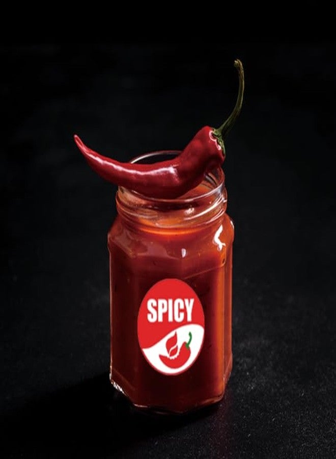 Remarkable Spicy Stickers, 1.5 Inch Grocery Store Food Warning Spicy Labels Adhesive Stickers 500 Pcs - Image 5
