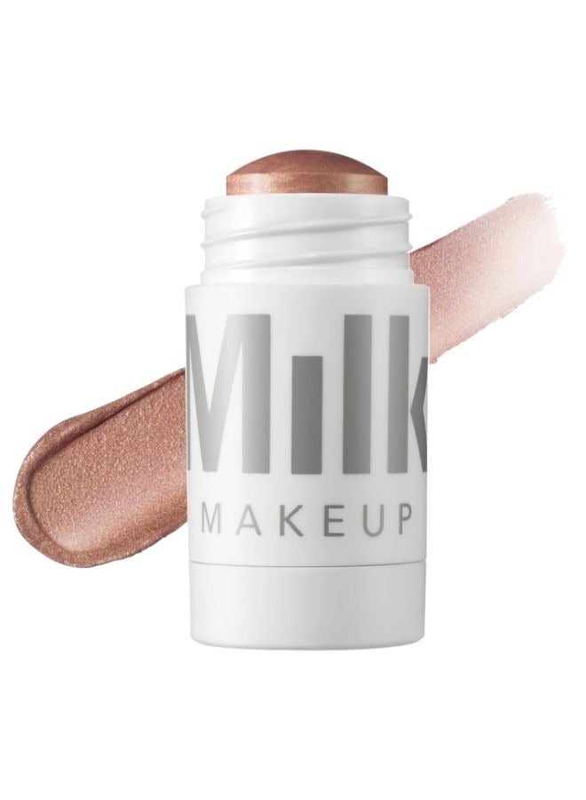 MILK MAKEUP MILK MAKEUP Dewy Cream Highlighter Stick Flare – Rose Gold | Blendable Cream Luminizer for a Radiant, Pink‑Gold Glow  - Image 1