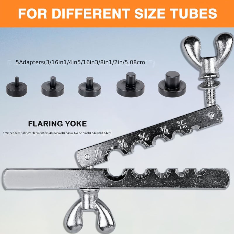 1 4 Inch 25ft Copper Coated Brake Pipe Kit With 28 Fittings And Flaring Tool - Image 3