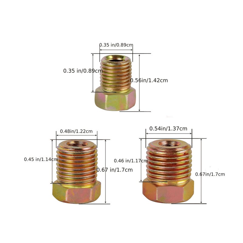 1 4 Inch 25ft Copper Coated Brake Pipe Kit With 28 Fittings And Flaring Tool - Image 2