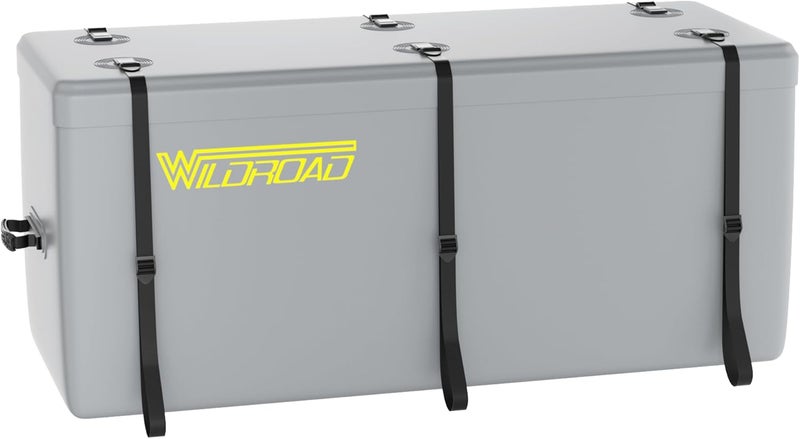 Wildroad Hitch Cargo Carrier Bag 100% Waterproof 58.5" x 22" x 25" (18.2 Cu.ft.) Hitch Bag Include 6 Reinforced Straps - Image 1
